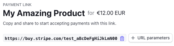 Select + URL parameters to add new parameters