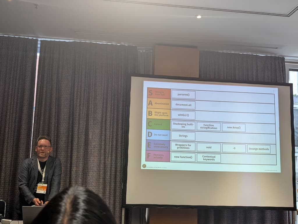 Peter Kröner ranking the anti-features