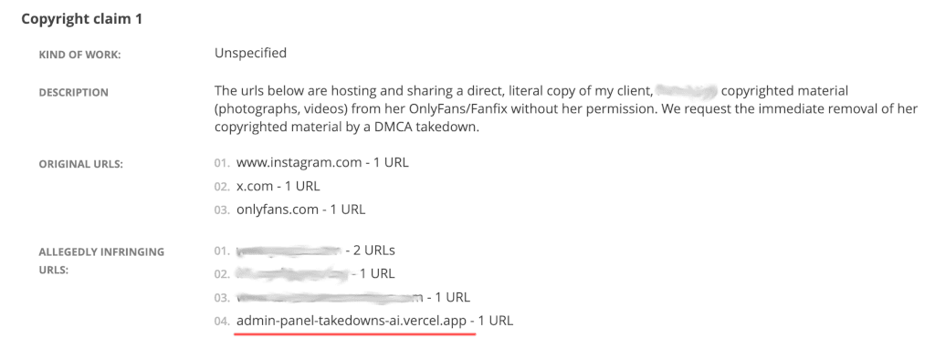 Reporting on themselves