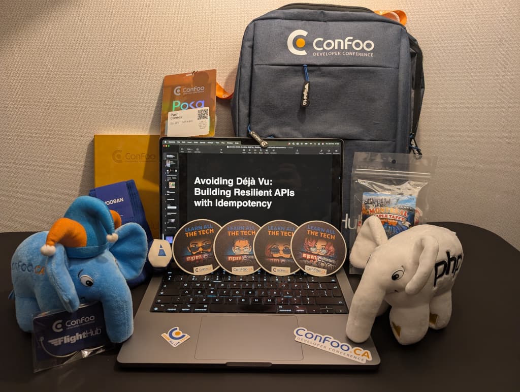 Most importantly - conference swag!