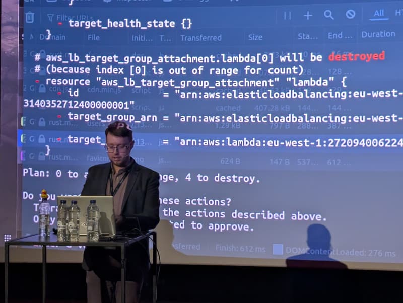 Mike Lehan in action