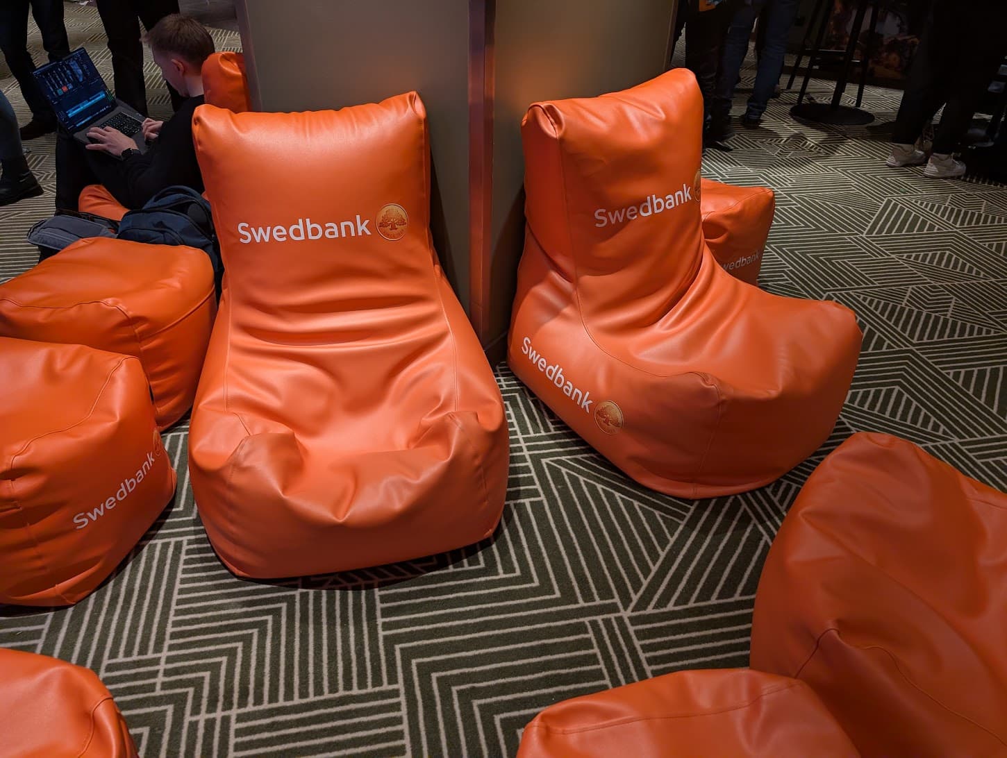 Lounging between talks