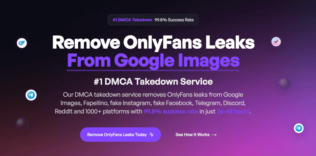 Takedowns.ai homepage